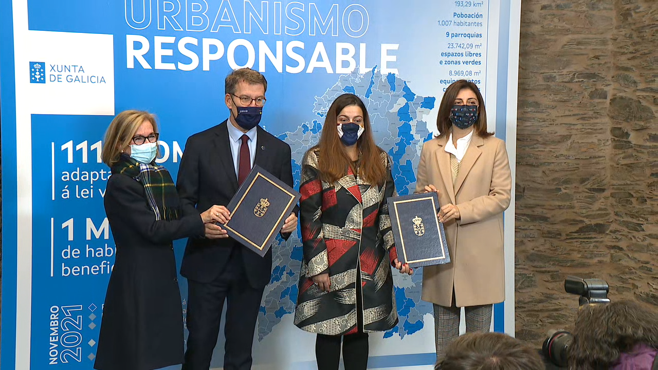 Feijóo preside a aprobación definitiva do PXOM de Folgoso do Courel