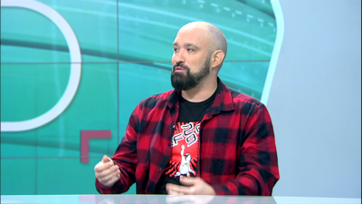 O hacker Antonio Fernandes no plató do Bos Días