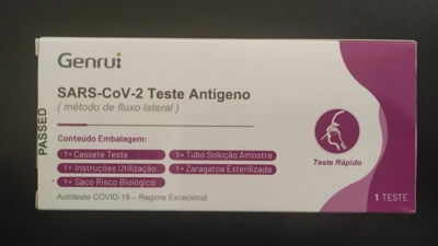 Imaxe de arquivo dun test de antíxenos