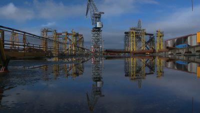 Estaleiro de Navantia en Fene