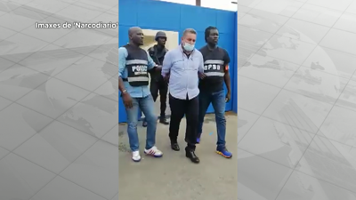 Detención de Miguel Devesa ( Imaxe cedida por Narcodiario)