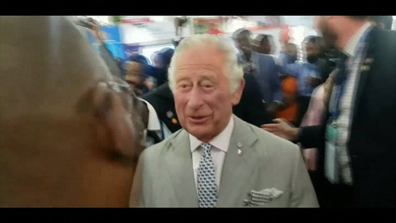 O príncipe Carlos no Cumio da Commonwealth