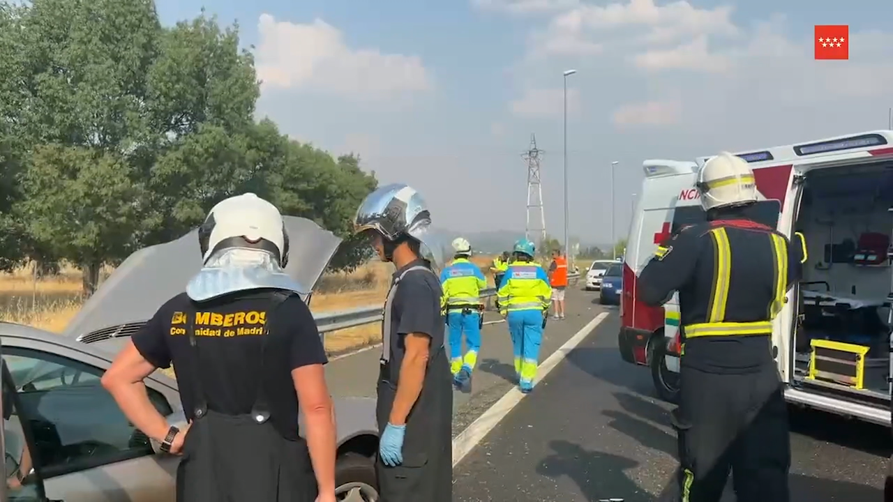 O accidente tivo lugar este mércores pola tarde no quilómetro 44 da AP-6