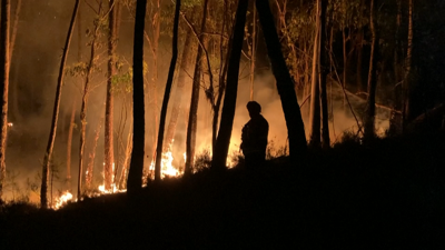 Imaxe de arquivo dun incendio en Portugal.