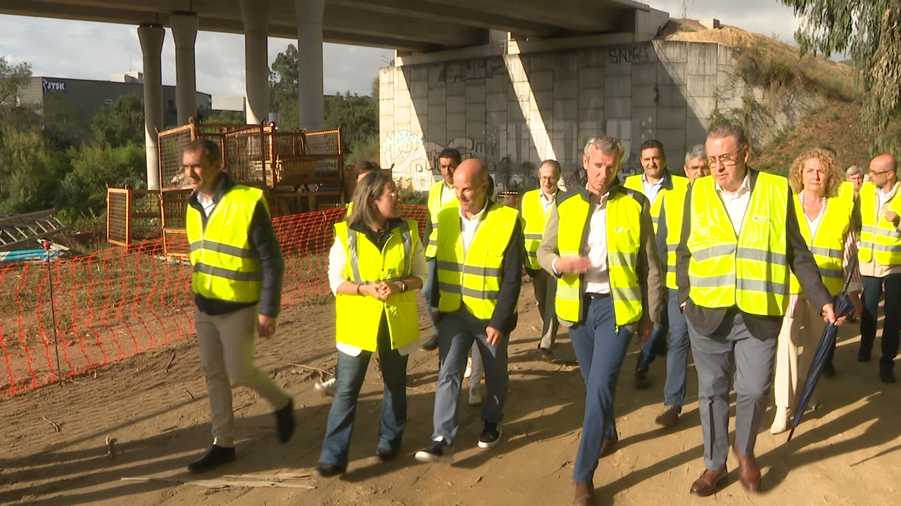 O novo enlace da A-55 e o polígono de Areas entrará en servizo a ...