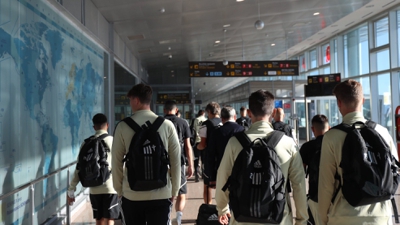 Os 22 convocados saíron de Afouteza con toda a ilusión. Foto: @RCCeltaGL