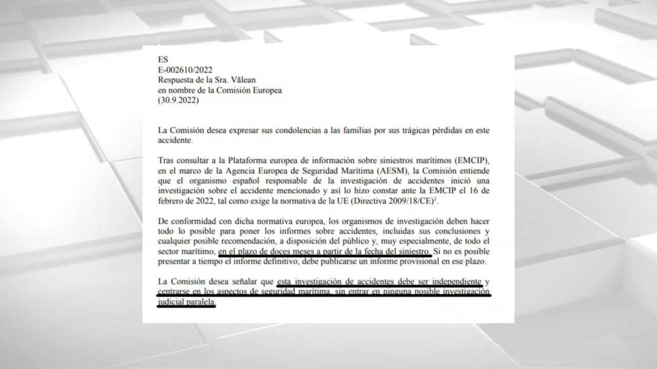 Resposta da comisaria europea de Transportes, Adinaloana Valean a unha pregunta formulada polos eurodeputados Mayte Pagazaurtundua e Adrián Vázquez