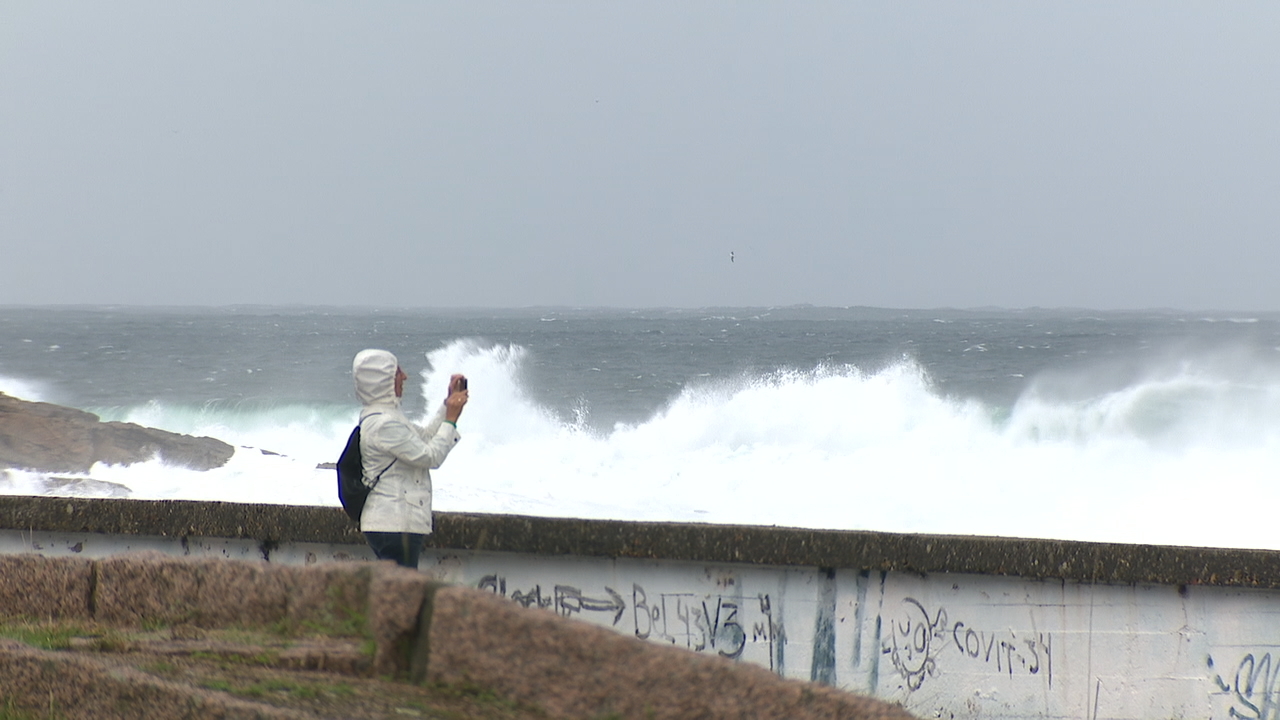 Chegou a primeira borrasca do outono a Galicia