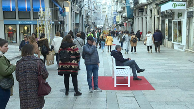 Ambiente en Vigo nesta ponte da Constitución