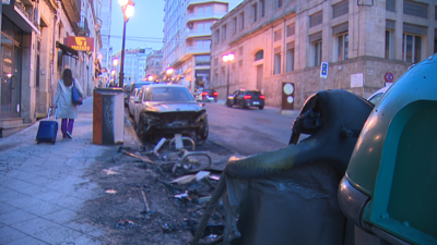 O incenido declarouse pasadas as cinco da mañá na Avenida das Caldas, en Ourense