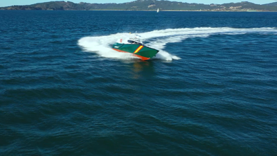 Probas de mar da primeira patrulleira de Aister, que xa foi entregada ao Servizo Marítimo da Garda Civil de Alxeciras