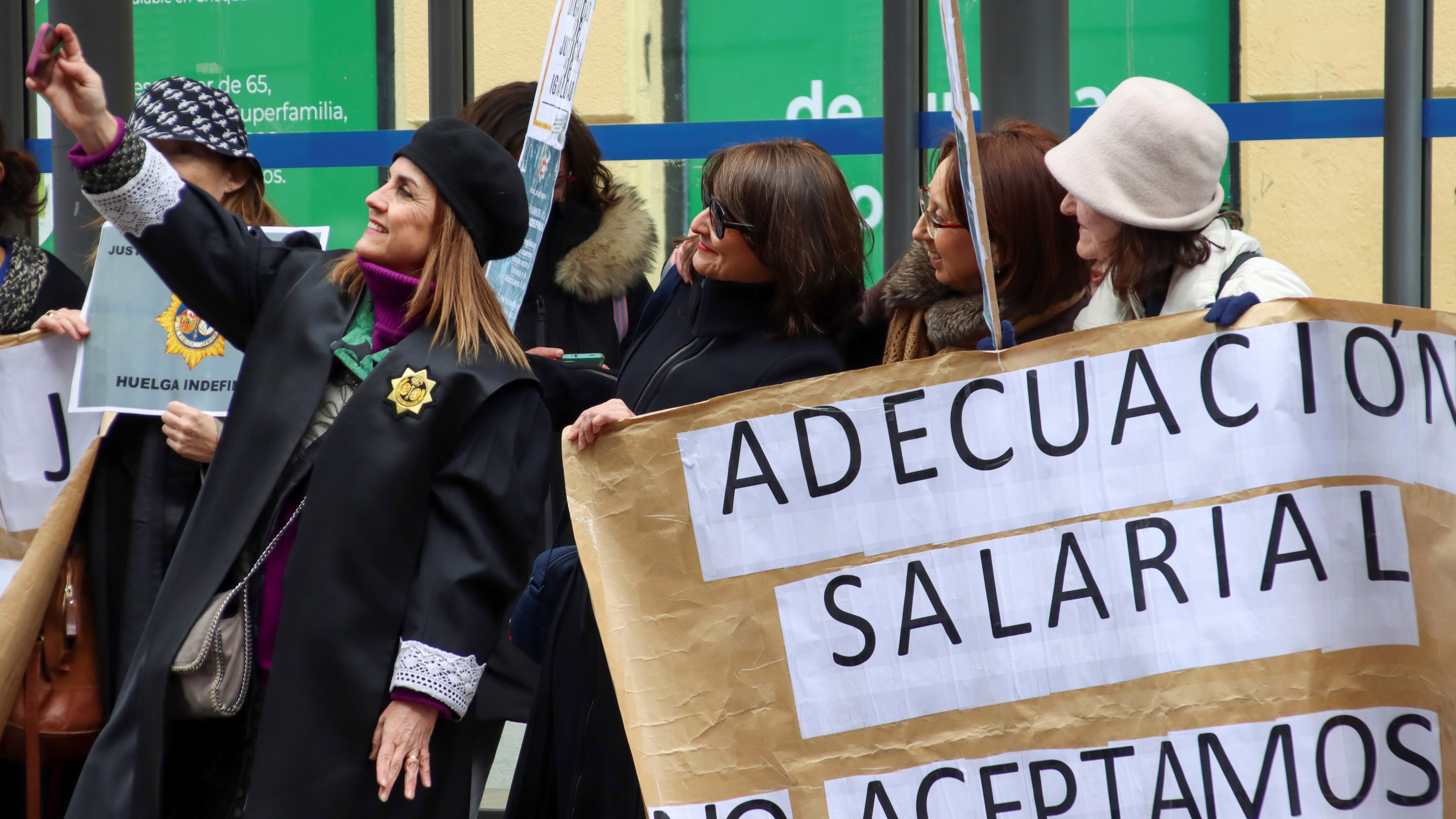 Letrados en folga (EFE/Mercedes Ortuño)