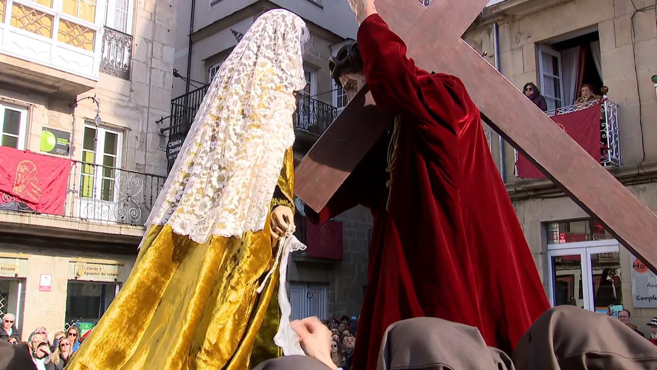 Procesión do Santo Encontro en Viveiro