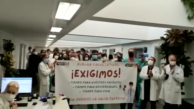 Os facultativos empezaron os paros o 11 de abril