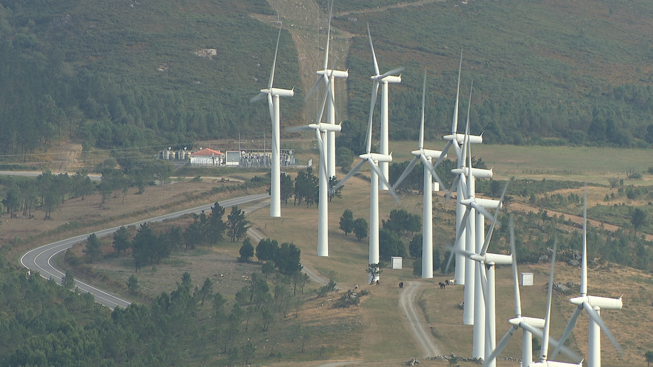 Parque eólico de Sotavento, en Xermade