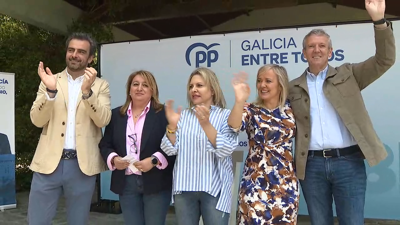 Alfonso Rueda apoiou hoxe aos candidatos de Oleiros, Cambre e Culleredo