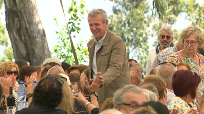 Rueda asistiu á romería de Monte Castrove para respaldar o candidato á alcaldía de Moeche