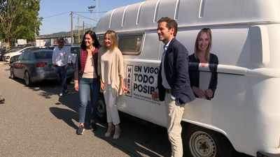 Borja Sémper apoiou en Vigo a candidata popular, Marta Fernández