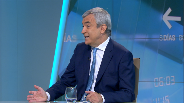 Garicano, nunha entrevista no programa 'Bos días' da TVG