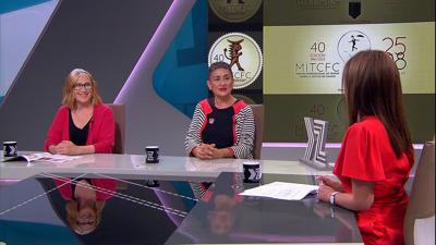María Armesto e Casilda Alfaro, organizadoras da Mostra
