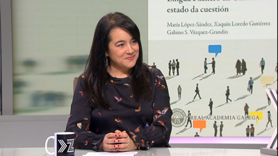 María López Sández, coautora do estudo da Real Academia Galega