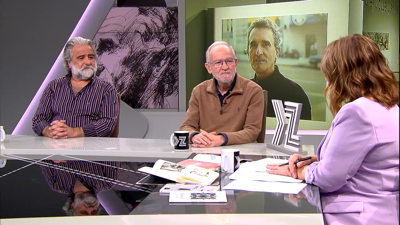 Carlos Vilas e Antonio Chaves, comisarios da mostra 'En el norte hay un mar...Carlos Oroza'