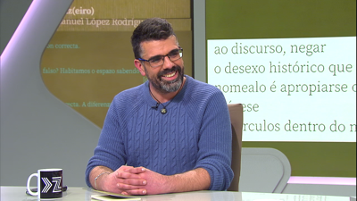 O poeta Manuel López Rodríguez