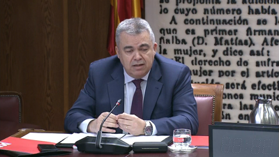 Cerdán, nunha imaxe de arquivo durante a súa comparecencia na comisión do Caso Koldo