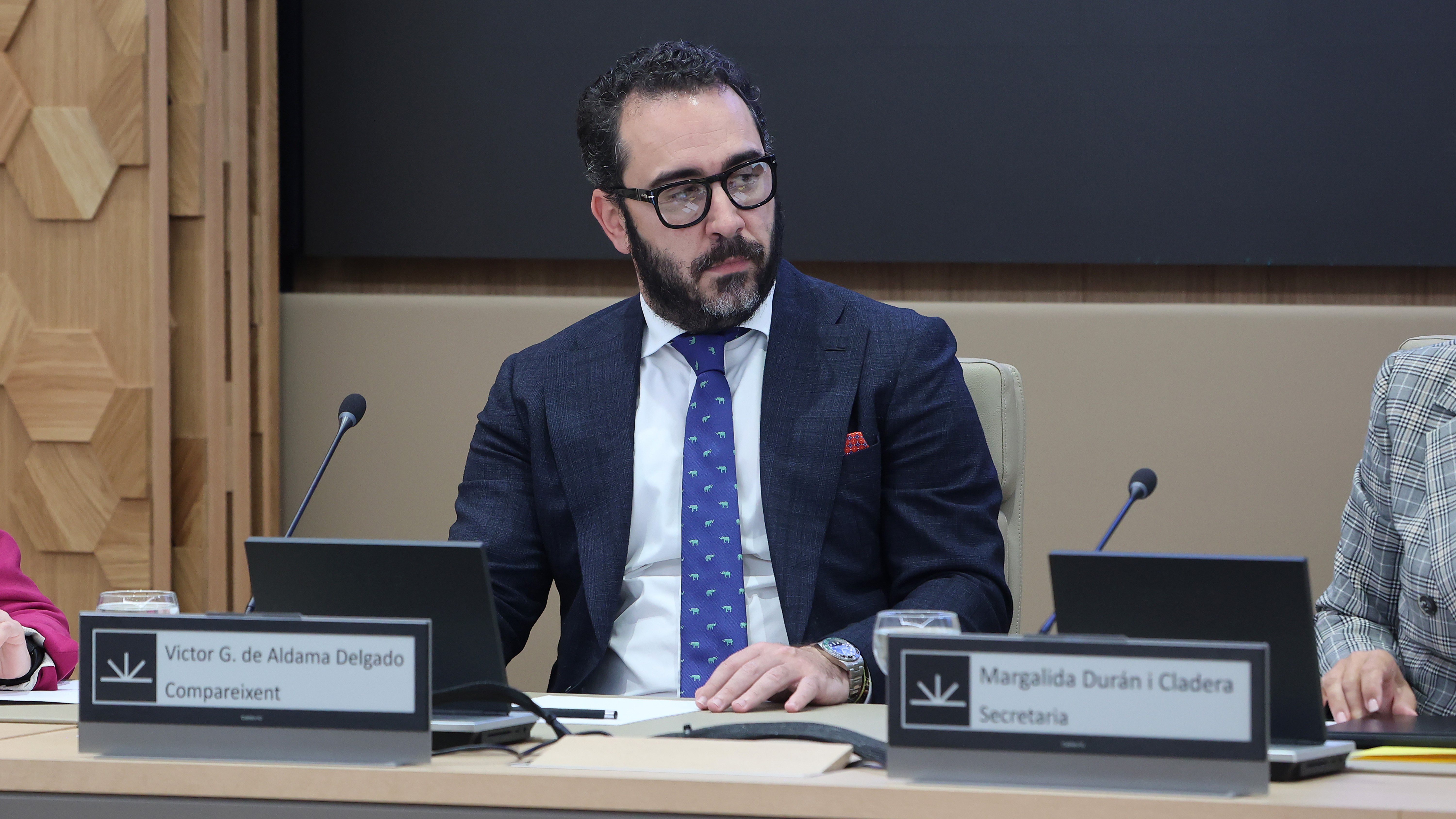 Víctor de Aldama durante a súa comparecencia en maio de 2024 na comisión de investigación do Parlamento Balear (Arquivo / Isaac Buj / Europa Press)