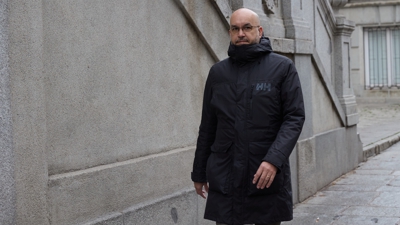 O xefe de gabinete do Ministerio de Facenda, Carlos Moreno, á súa chegada para declarar no Tribunal Supremo (Jesús Hellín/Europa Press)