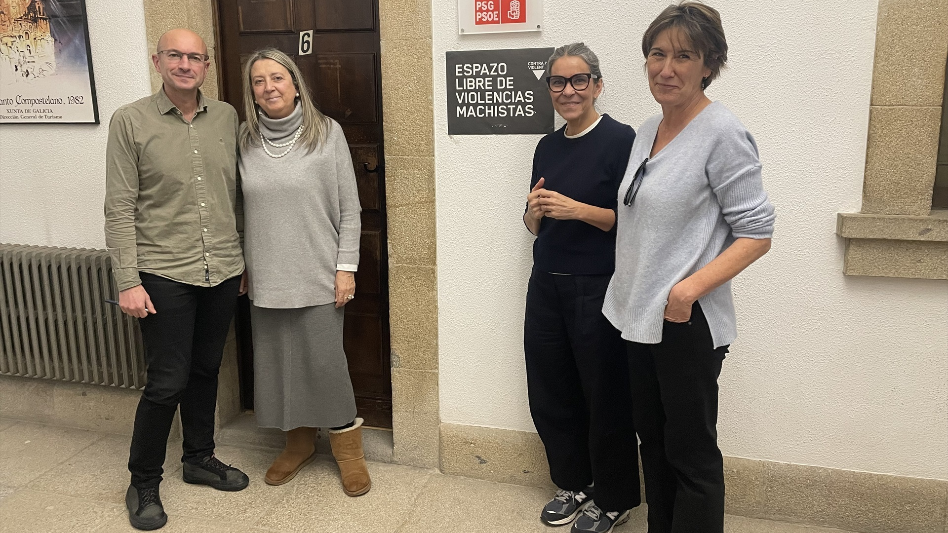 Gonzalo Muíños, Mila Castro, Mercedes Rosón e Marta Álvarez/Foto de arquivo/Europa Press