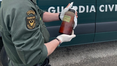 O Equipo de Desactivación de Explosivos (EDEX) da Comandancia da Garda Civil da Coruña