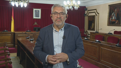O novo alcalde de Lugo Miguel Fernández, nunha entrevista este martes no 'Bos días' da TVG