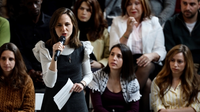 Ione Belarra, este luns ante o Consello Cidadán de Podemos (EFE/Sergio Pérez)