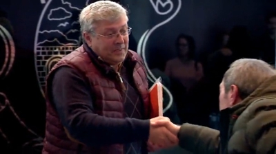 José Antonio Caamaño despois de votar a moción de censura