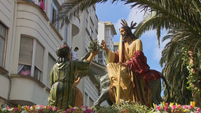 Entrada triunfal de Xesús en Xerusalem