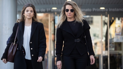 A asesora de Begoña Gómez en Moncloa, Cristina Álvarez, o 26 de febreiro de 2025 á saída do xulgado. Alejandro Martínez Vélez / Europa Press