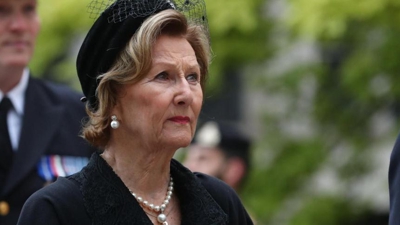 A raíña Sonia de Noruega durante un funeral en Luxemburgo. Cyril Moreau-Alain Rolland/Bestimage/Outras Fontes (Foto: Periódico. La Vanguardia)