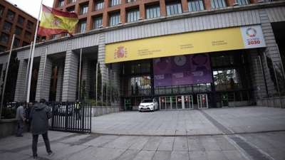 Fachada do Ministerio de Sanidade, Xuventude e Infancia e Dereitos Sociais e Axenda 2030 en Madrid (España). Eduardo Parra-Europa Press-Arquivo.