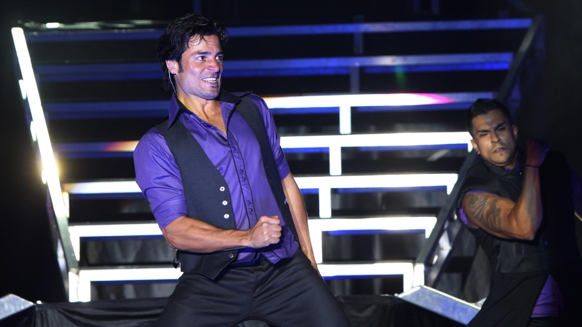 O cantante Chayanne durante unha actuación (Foto de arquivo/Europa Press)