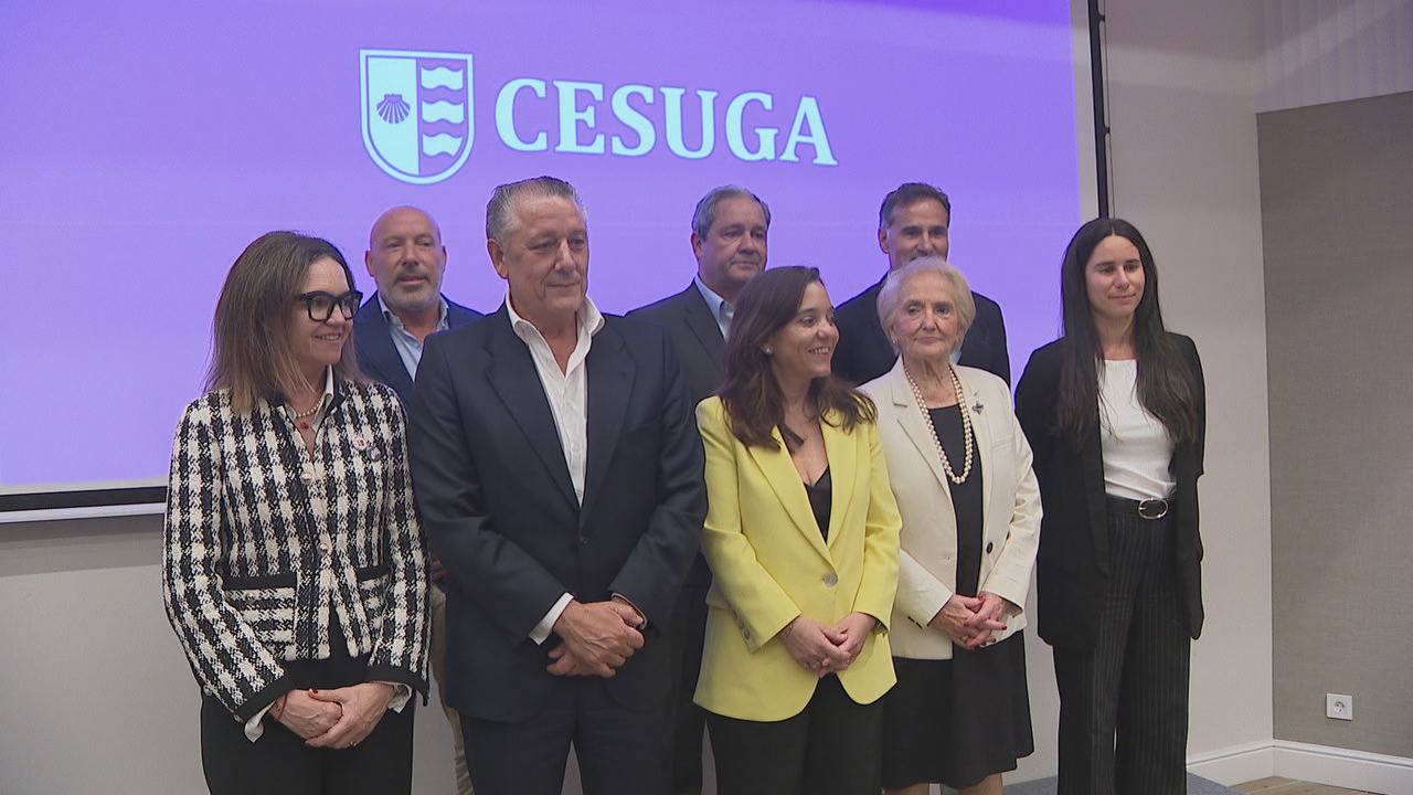 Venancio Salcines, presidente do CESUGA, participou na presentación do proxecto este mércores na Coruña