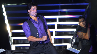 O cantante Chayanne durante unha actuación/Foto de arquivo/Europa Press
