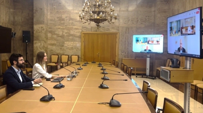 Reunión entre as autoridades españolas e portuguesas, coa participación da vicepresidenta terceira, Sara Aagesen (Europa Press)