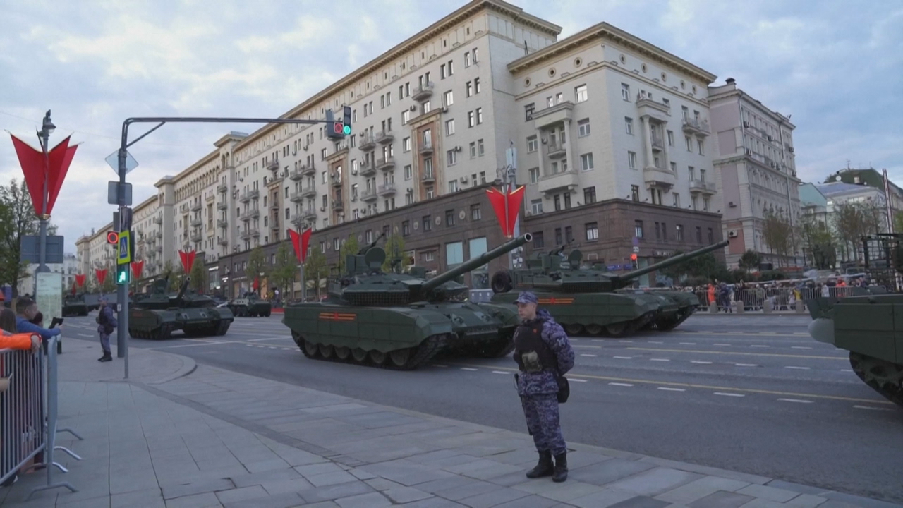 Moscova este domingo celebrando o 25 aniversario de Putin como xefe de Estado. Imaxe de Reuters