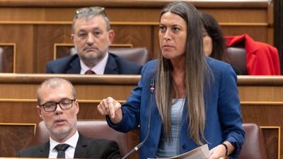 A voceira de Junts no Congreso, Miriam Nogueras. (Eduardo Parra / Europa Press)