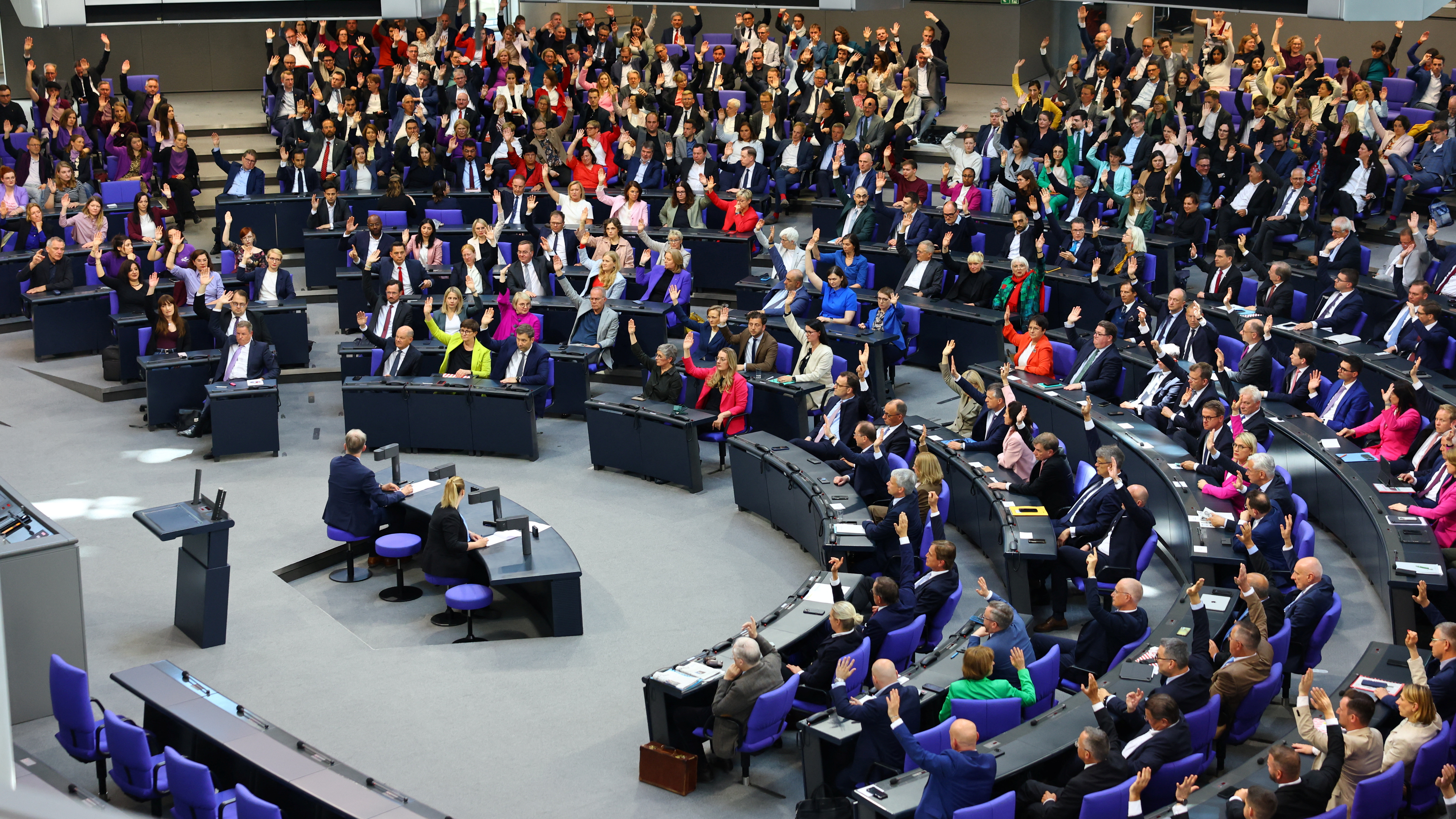 Votación este martes no Bundestag (REUTERS/Fabrizio Bensch)