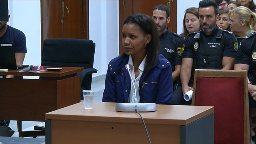 Ana Julia Quezada durante o xuízo polo asasinato do pequeno Gabriel Cruz