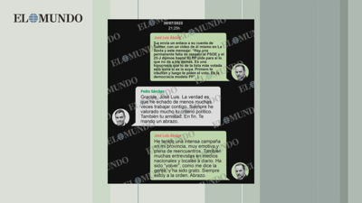 Nesta mensaxe, tras as eleccións de xullo do 2023, Pedro Sánchez confésalle a Ábalos que bota de menos traballar con el