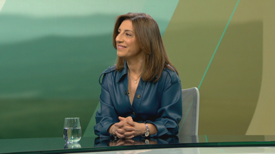 A conselleira de Medio Ambiente, Ángeles Vázquez, este luns nunha entrevista no 'Bos Días'