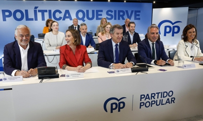 Alberto Núñez Feijóo, durante a reunión do Comité Executivo Nacional do PP (EFE/ J.P. Gandul)
